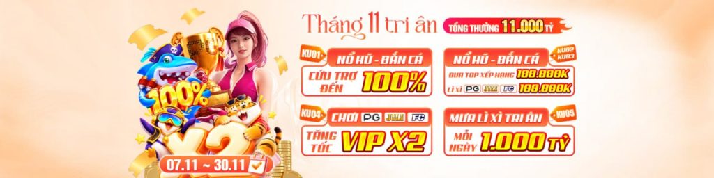 kuwin tri ân khách hàng tháng 11